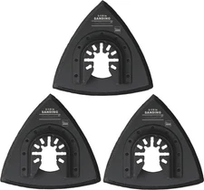 Triangle Sanding Pads for Oscillating Multitool with Universal Quick-Release ...