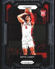 Seth Lundy 2023-24 Panini Prizm Rookie RC Atlanta Hawks Card No.138