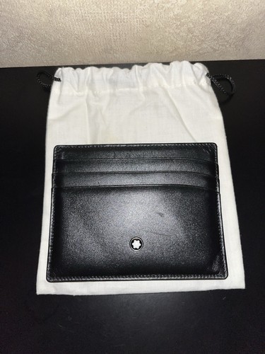 Montblanc Meisterstück Pocket Holder 6 Credit Card in Black Leather - Picture 2 of 17