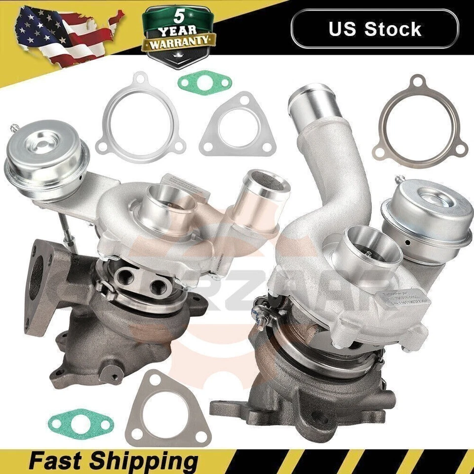 Kit turbocompresor para Ford Explorer Taurus Lincoln MKS MKT 3,5 L RH&LH para 10-19 Foto 3 de 4