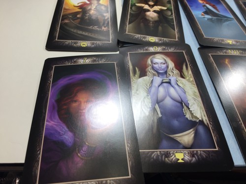 Barbieri Tarot Cards by Moore Barbara with Instruction booklet - Picture 6 of 7