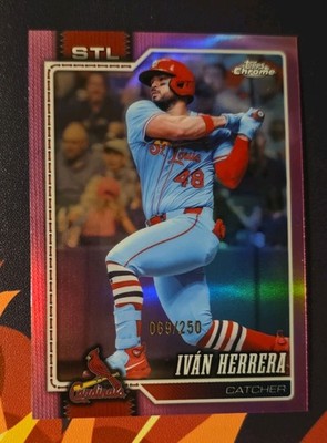 ☆Pink Refractor 069/250☆ 2026 Topps Chrome Iván Herrera STL Cardinals #82