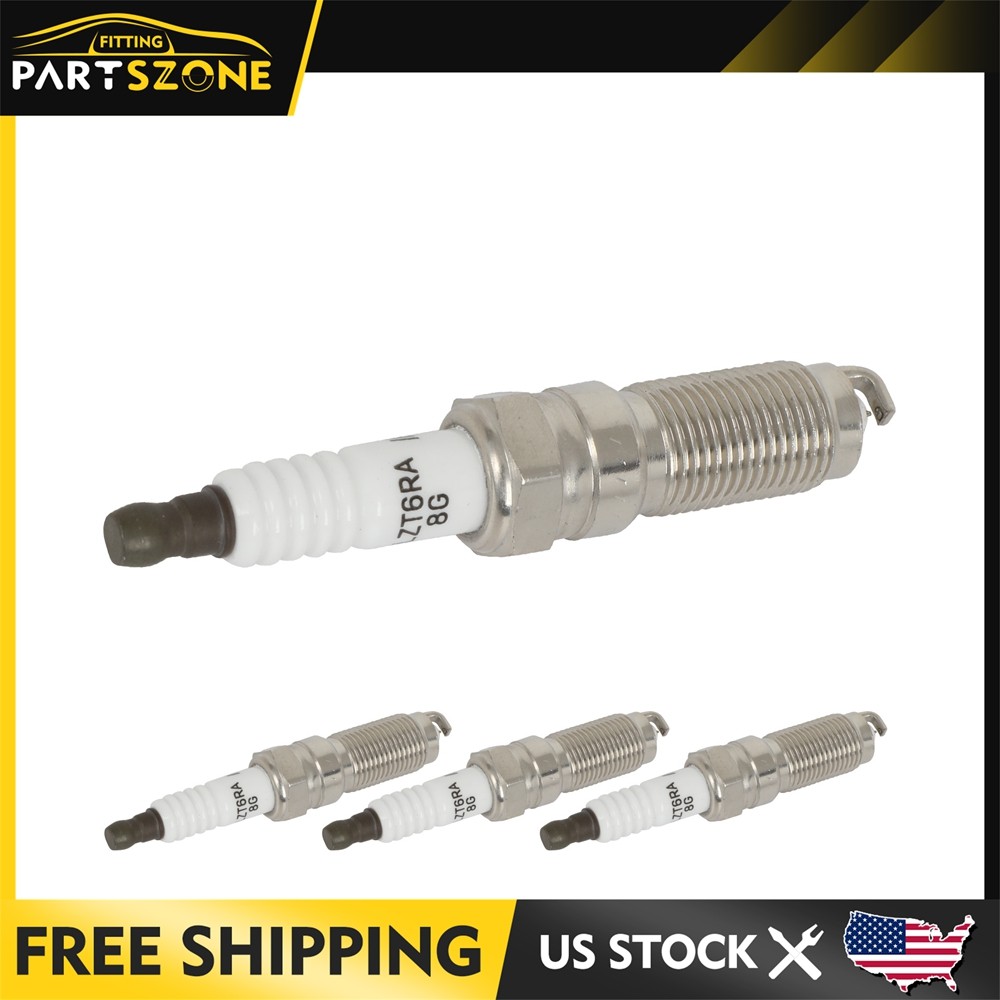Set of 4 Iridium Spark Plugs For Ford Escape 2013-2016 Fiesta 2014-2019 1.6L