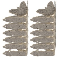 25 Pcs Metal Book Corner Protector Bookbinding Corners Table Guards Side