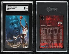 1997-98 Flair Showcase Row 3 Michael Jordan #1 SGC 9 MINT HOF
