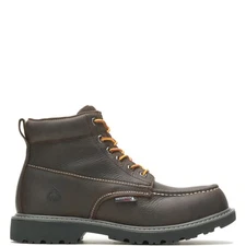 Wolverine Men Floorhand Moc-Toe 6" Steel-Toe Work Boot Shoes