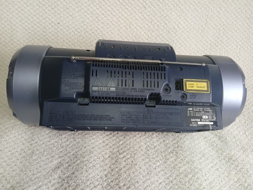 JVC Portable Boombox RV-B550U Green / Silver Retro Remote Tape Radio CD Player - Picture 4 of 13