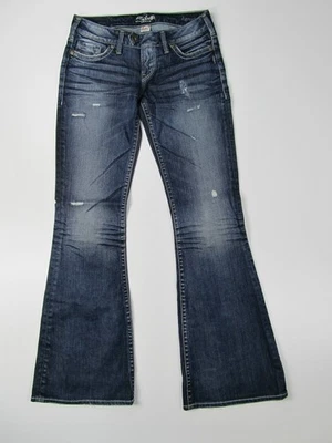 Silver Jeans Tuesday Flare Trousers Hose Denim Jeans Pantalone Blau Neu 28 - Bild 1 von 3