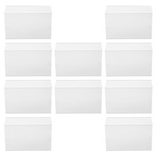 10 Pcs Countertop Sign Holder Label Display Stand for Labels Clear Price Tag