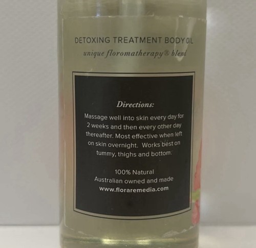 FLORA Remedia Detoxifying Body oil - NEW! - Picture 2 of 2