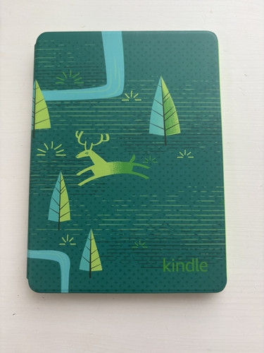 Amazon Kindle 11th Generation Folio Case Green Blue Emerald Forest New - Kids