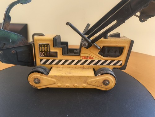 Tonka T-6 Tractor Front End Loader Backhoe Bulldozer #810659 - Vintage Metal Toy - Picture 2 of 6