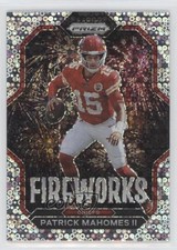 2022 Panini Prizm Fireworks No Huddle Prizm Patrick Mahomes II #F-2 08uw