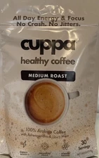 Cuppa Healthy Mushroom Coffee 30 Servings Lion's Mane & Ashwagandha Exp 2026