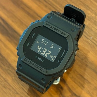 CASIO G SHOCK DW 5600BB Battery Newly Replaced