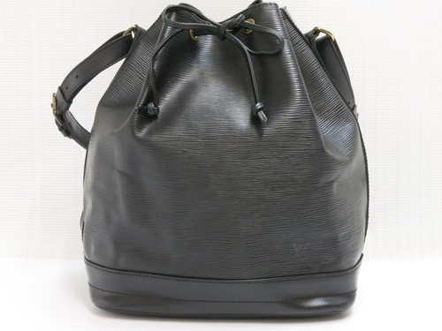 Auth LOUIS VUITTON Epi Leather Noir Black Drawstring M59002 18703502 - Afbeelding 3 van 24