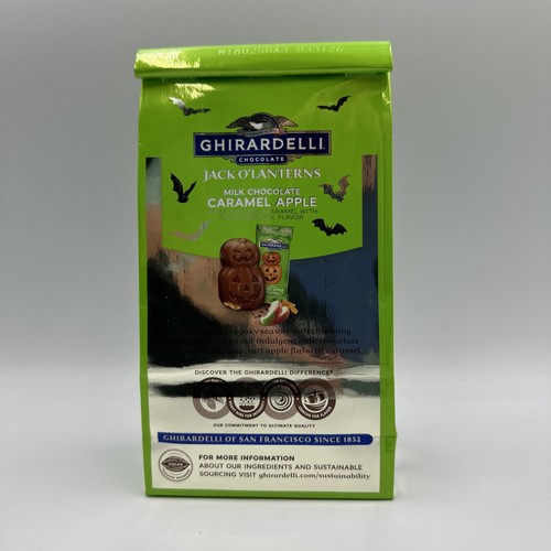 Bolsa Ghirardelli Jack O'Lanterns Chocolate Caramelo Manzana 4.1 OZ *LOTE DE 2** - Imagen 5 de 7