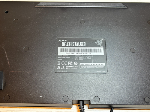 Razer Deathstalker Gaming Keyboard RZ03-0080 Wired RGB Membrane Backlit TESTED - Picture 3 of 3