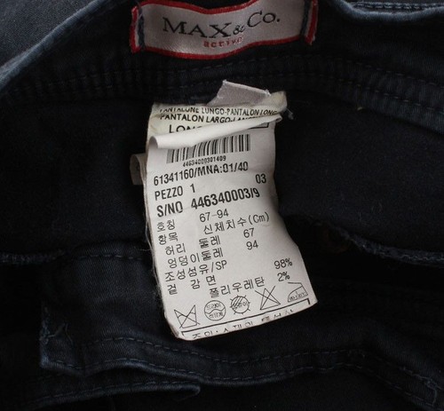 MaxMara Max&Co. Navy vendre Denim Pants 66 26809551