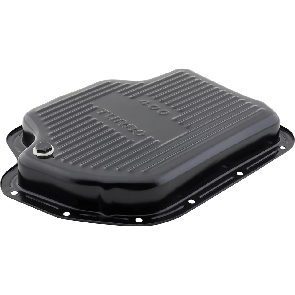 Pan de transmisión GM TH-400 de acero negro de 1-7/8 pulgadas de profundidad Foto 2 de 4