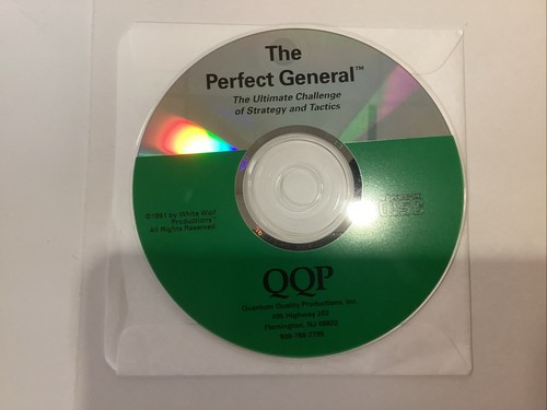 The Perfect General Cd-Rom PC 1991 QQP MS-DOS Wargame Vintage Big Box - Picture 13 of 14