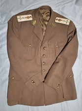 border guard captain tunic quartermaster officer Romanian army 1970s Ceausescu