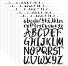 6 Sheet Letter Stickers, Waterproof Self Adhesive Sticky Letter Alphabet Sticker