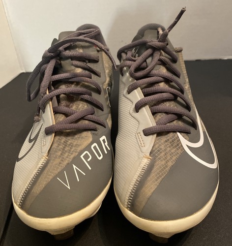 NIKE REACT VAPOR ULTRAFLY ELITE 4 SMOKE GREY BASEBALL CLEATS SZ 7 [DA0701-002] - Picture 4 of 16