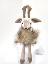 JELLYCAT Roxie Reindeer Deer Tan Cream Mad Pet Feathery Stuffed Plush 20"