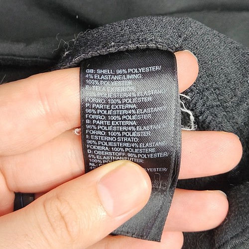 Chaqueta biónica The North Face Apex para hombre mediana negra cremallera completa bolsillos forrados logotipo - Imagen 12 de 15