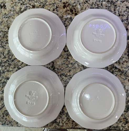 Four (4) PFALTZGRAFF HERITAGE WHITE 8-5/8" RIMMED SOUP BOWLS ~ NEAR MINT - Picture 8 of 9