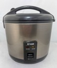 Tiger Electric Rice Cooker & Warmer JNP-S18U 10 Cup Stainless Steel Gray Tested