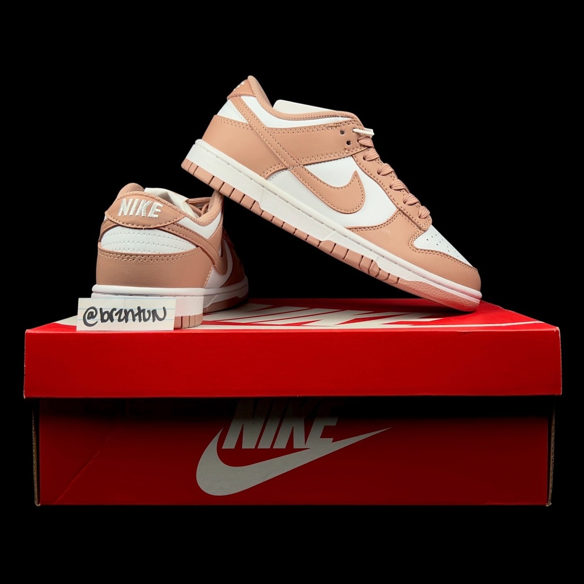 Size 7 - Nike Dunk Low Rose Whisper W for sale online | eBay