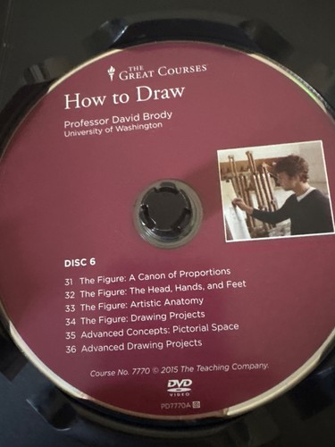 How To Draw ~ David Brody * The Great Courses * 6 DVD's + Course Guidebook - Picture 14 of 15