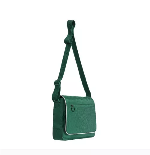 Petit sac messager vert Supreme LACOSTE
