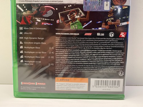 NBA 2K19 - XBOX ONE - VIDEOGIOCO NUOVO SIGILLATO PAL VERSION NEW SEALED - Picture 3 of 8