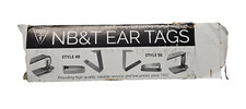 100-Pk NB&T Ear Tags Self Piercing Self-Lock Style 49 Z888-00-VAC-81