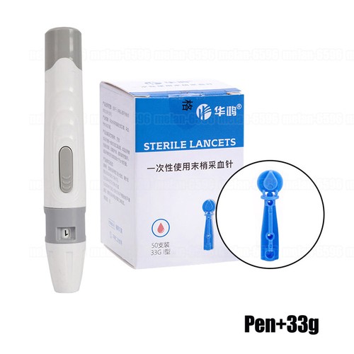 Lancette per Diabetici Dispositivo Lancia Test Glicemia Zucchero 23/26/28/30/33G - Foto 28 di 28