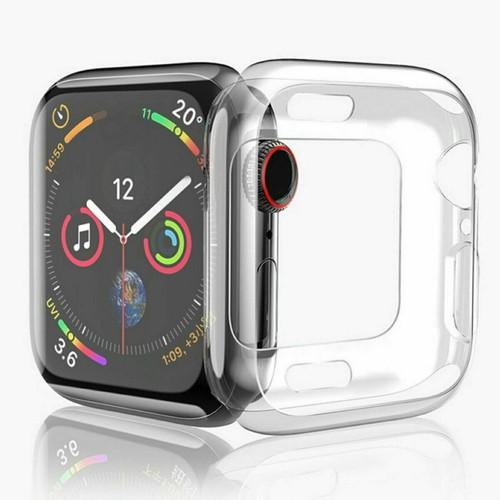 Etui na Apple Watch 4 5 6 7 8 9 10 SE miękkie silikonowe etui ochronne na ekran z TPU - Zdjęcie 11 z 16