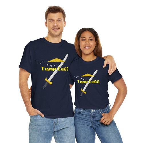 Terry A. Davis TempleOS T-Shirt - Bild 16 von 17