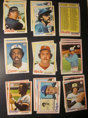 1978 Topps Baseball Pick Choose Complete Your Set(1-250) NM, NM/MT - Updated - Picture 189 of 249