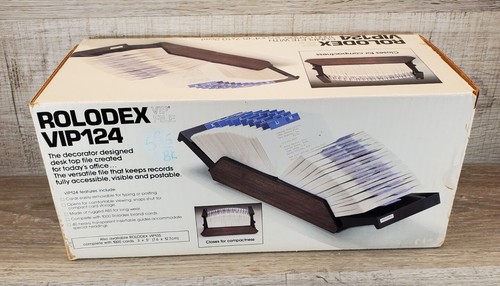 Rolodex VIP124 Kartei mit 1000 4 x 2,25" Leerkarten & 40 Plastiklaschen "NEU" - Bild 10 von 10