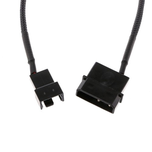 4-Pin Molex Male to 3-Pin/4-Pin PWM for Case Fan Adapter Connector Cable 1 to 1 - Picture 3 of 8