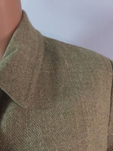 Chaqueta de tweed beige/color trigo LAUREN RALPH LAUREN. Original. $260. Talla 12. NUEVO. - Imagen 2 de 8