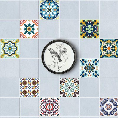 20pcs Wall Tiles Sticker Kitchen Bathroom Tile Decals Waterproof Sticker Kitchen Bathroom Tile Decals