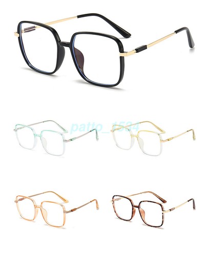 AU Men Women Retro Anti-blue Light Square Frames Reading Glasses Readers 0~+4.0° - Picture 2 of 23
