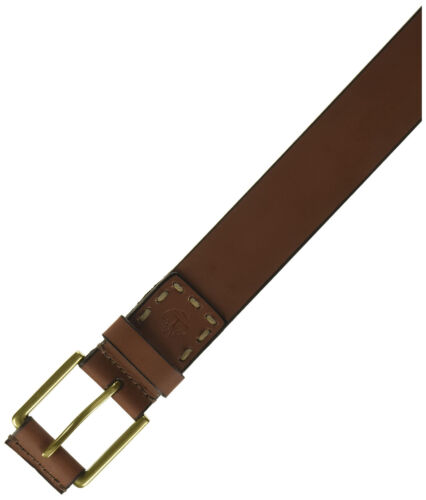 Timberland Men's 40MM Wide Pull Up Full Grain Leather Jean Belt Brown 38 US - Picture 3 of 4