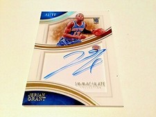 Jerian Grant 2016 Panini Immaculate Collection Gold Rookie Autograph #/99 NY