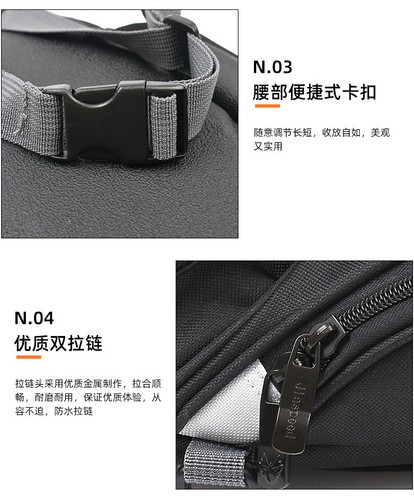 Waterproof Motorcycle Tank Bag Strap Mount Ride Sports Universal Oil Fuel Phone - Foto 5 di 10