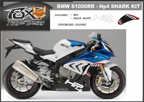 ADESIVI stickers MOTO KIT per BMW S1000RR HP4 SHARK KIT S1000 RR - Foto 1 di 1